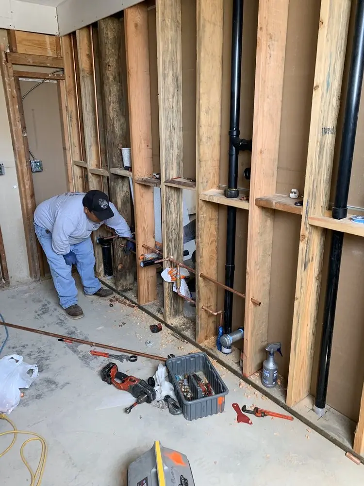 Commercial rough-in plumbing for Gas Line Repair in Briarwood South